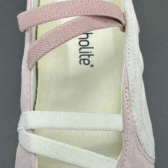 Puma Double-Strap Pink Thin-Soled Dance Shoes - Picture 5 of 10